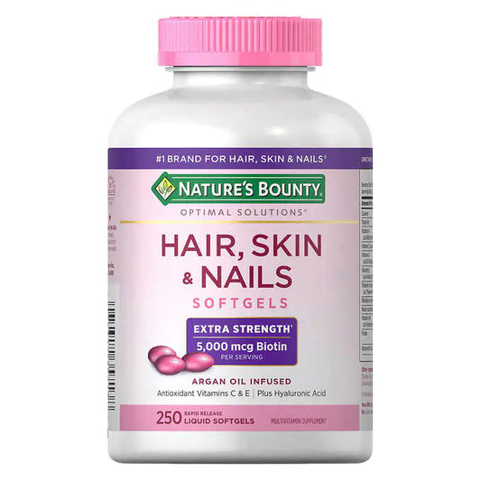 Hair, Skin, Nails 5000mcg 250 cápsulas