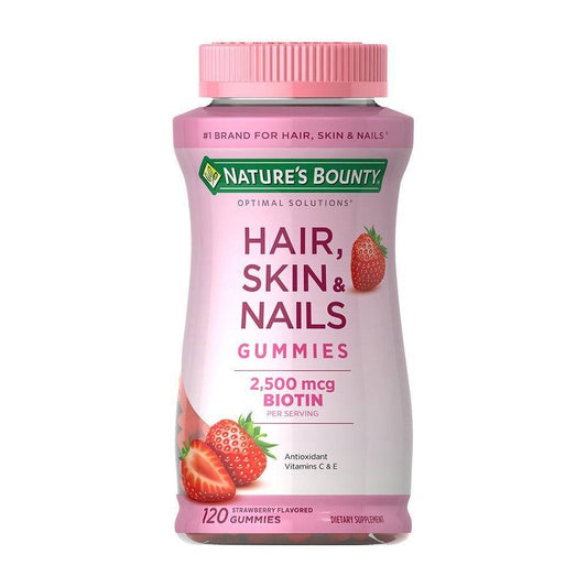 Hair, Skin, Nails 2500mcg 120 gomitas